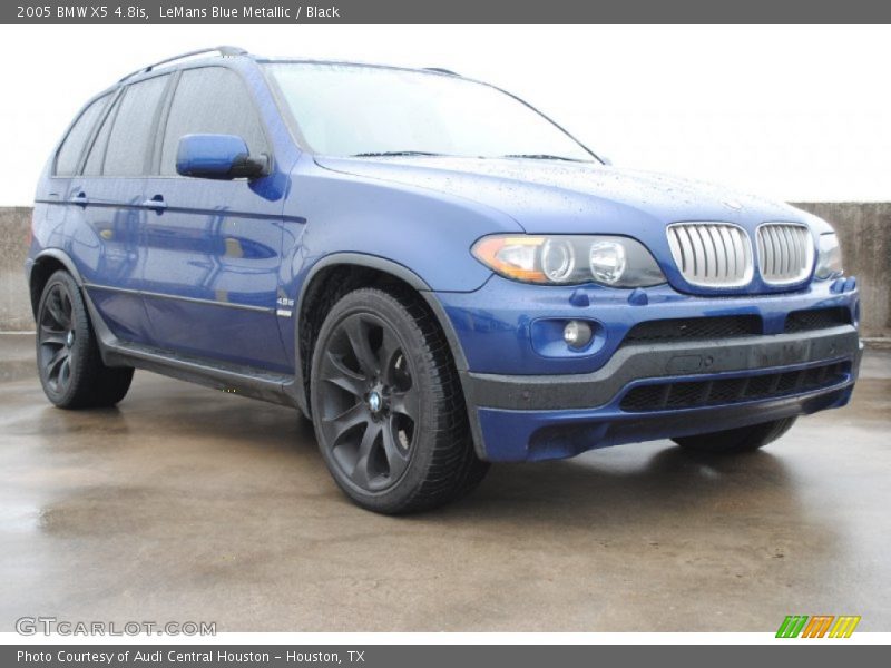 LeMans Blue Metallic / Black 2005 BMW X5 4.8is