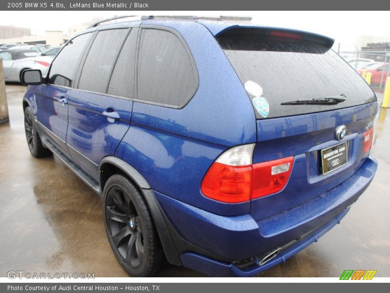 LeMans Blue Metallic / Black 2005 BMW X5 4.8is