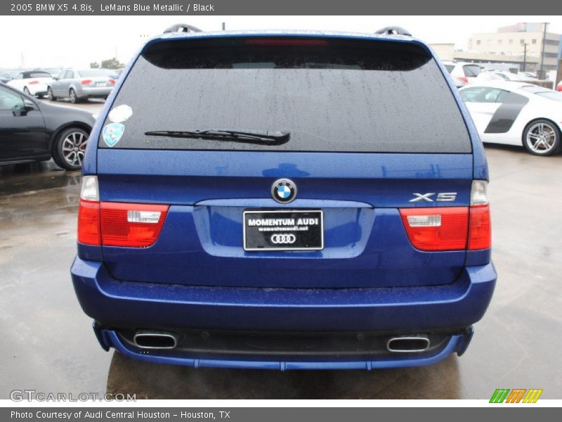 LeMans Blue Metallic / Black 2005 BMW X5 4.8is
