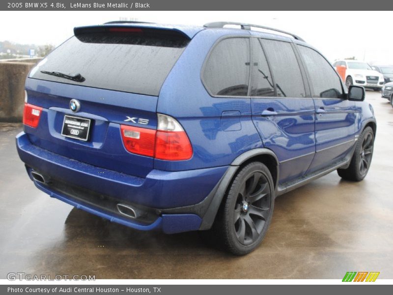 LeMans Blue Metallic / Black 2005 BMW X5 4.8is