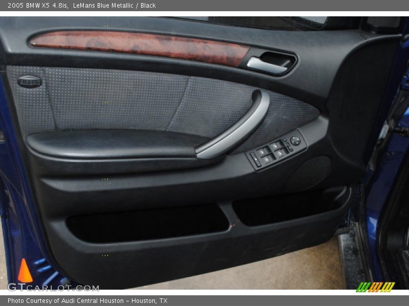 LeMans Blue Metallic / Black 2005 BMW X5 4.8is