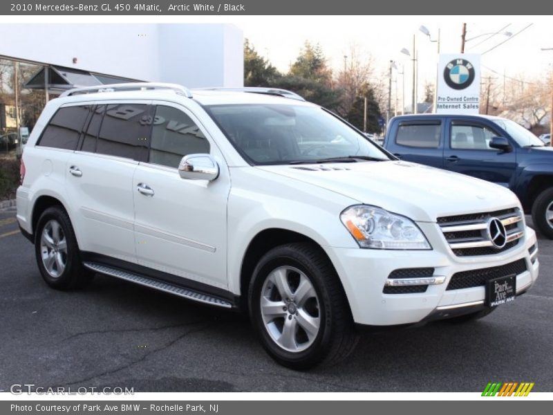 Arctic White / Black 2010 Mercedes-Benz GL 450 4Matic