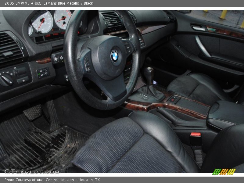LeMans Blue Metallic / Black 2005 BMW X5 4.8is