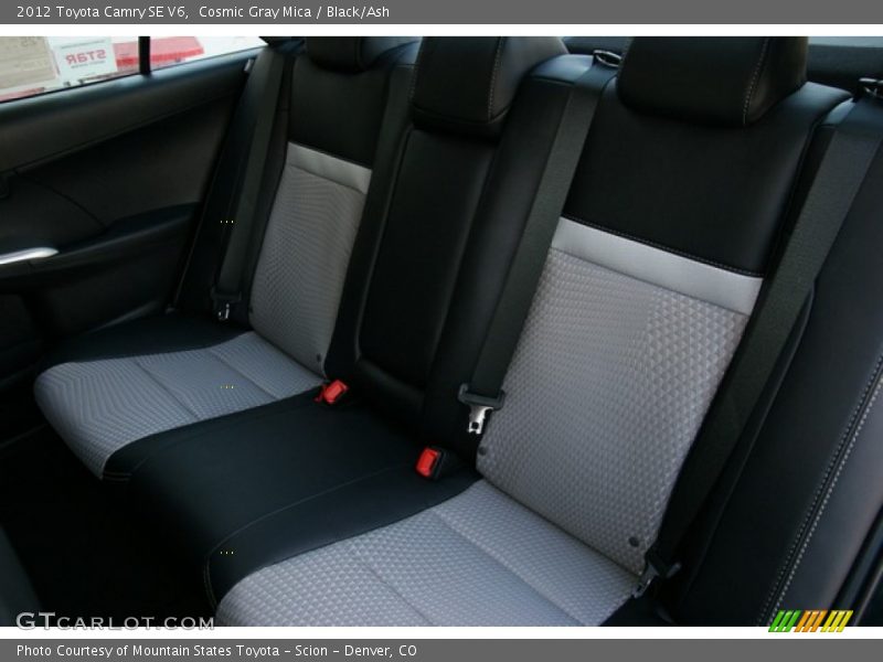 Cosmic Gray Mica / Black/Ash 2012 Toyota Camry SE V6
