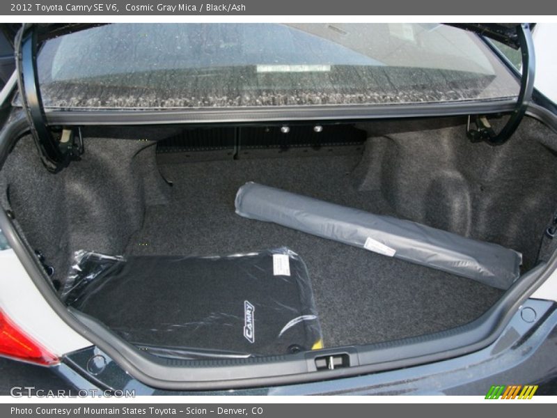 Cosmic Gray Mica / Black/Ash 2012 Toyota Camry SE V6