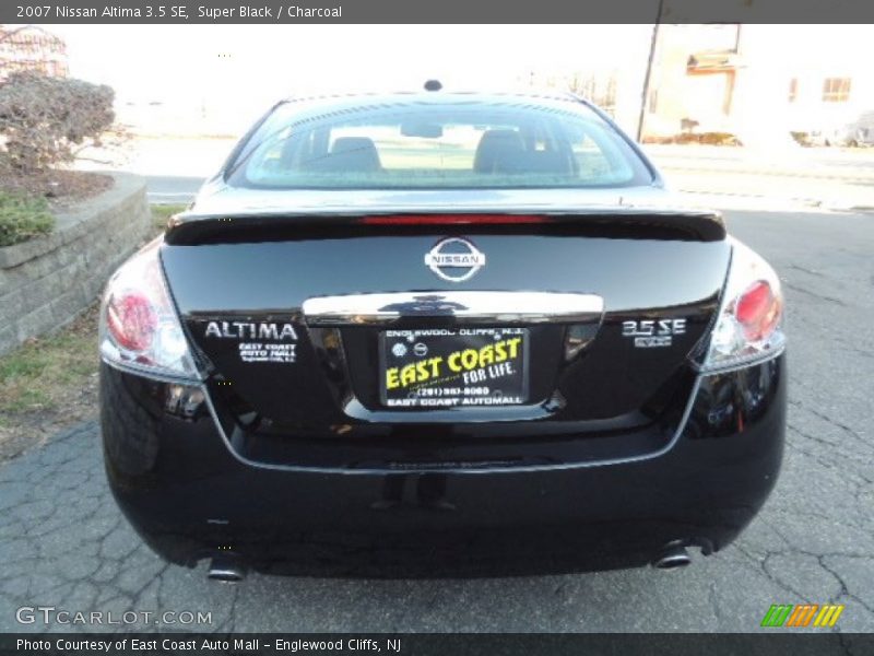 Super Black / Charcoal 2007 Nissan Altima 3.5 SE