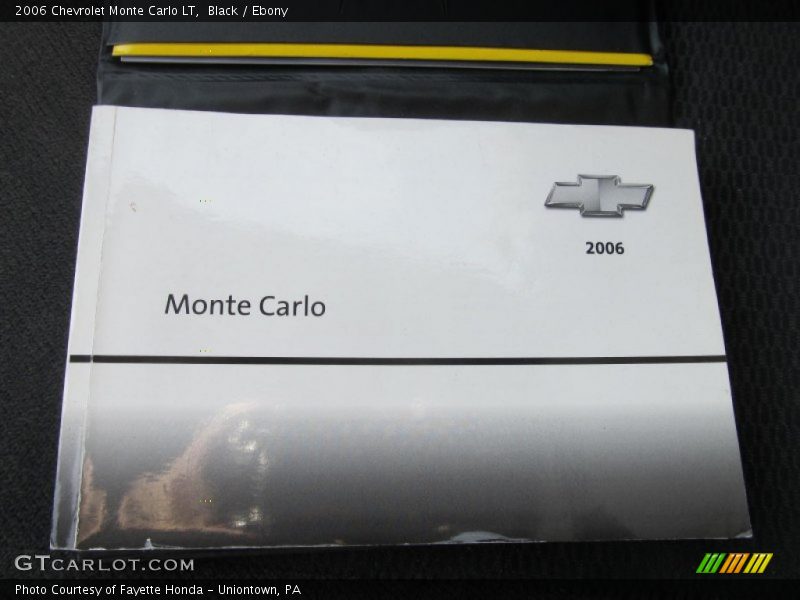Black / Ebony 2006 Chevrolet Monte Carlo LT
