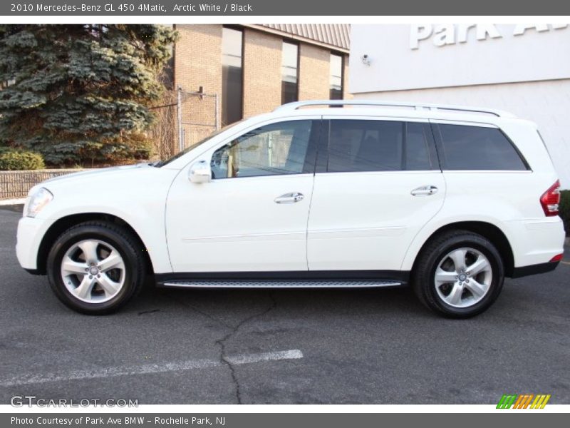 Arctic White / Black 2010 Mercedes-Benz GL 450 4Matic
