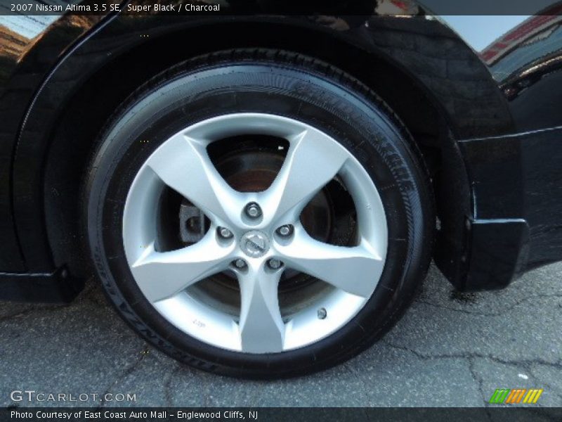 Super Black / Charcoal 2007 Nissan Altima 3.5 SE