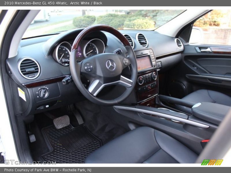 Arctic White / Black 2010 Mercedes-Benz GL 450 4Matic