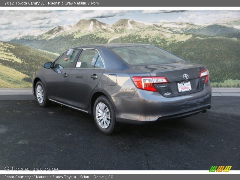 Magnetic Gray Metallic / Ivory 2012 Toyota Camry LE