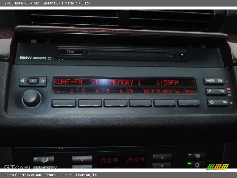 LeMans Blue Metallic / Black 2005 BMW X5 4.8is