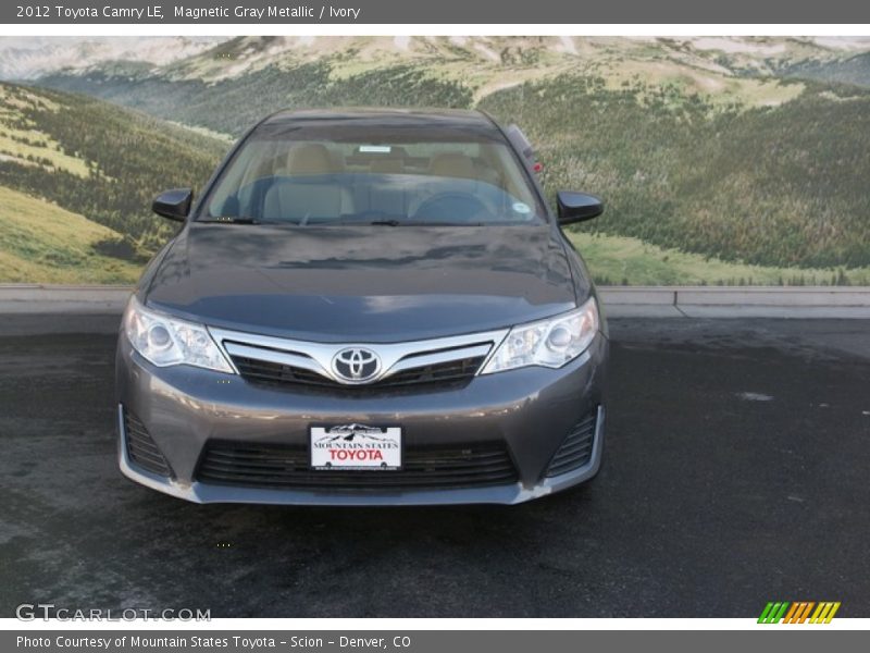 Magnetic Gray Metallic / Ivory 2012 Toyota Camry LE