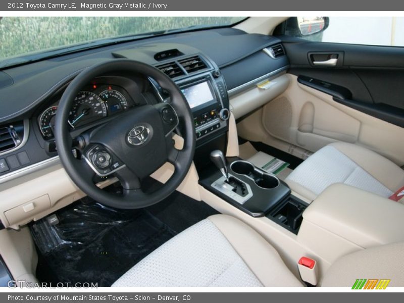 Magnetic Gray Metallic / Ivory 2012 Toyota Camry LE