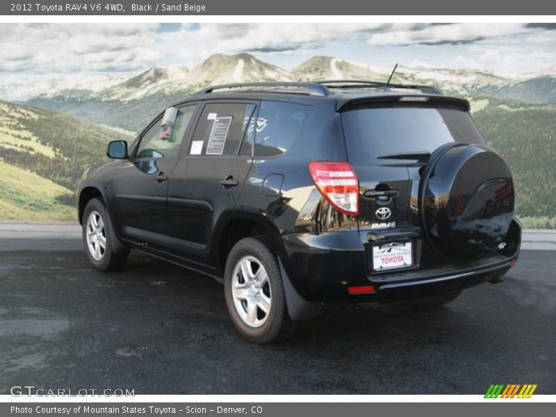 Black / Sand Beige 2012 Toyota RAV4 V6 4WD