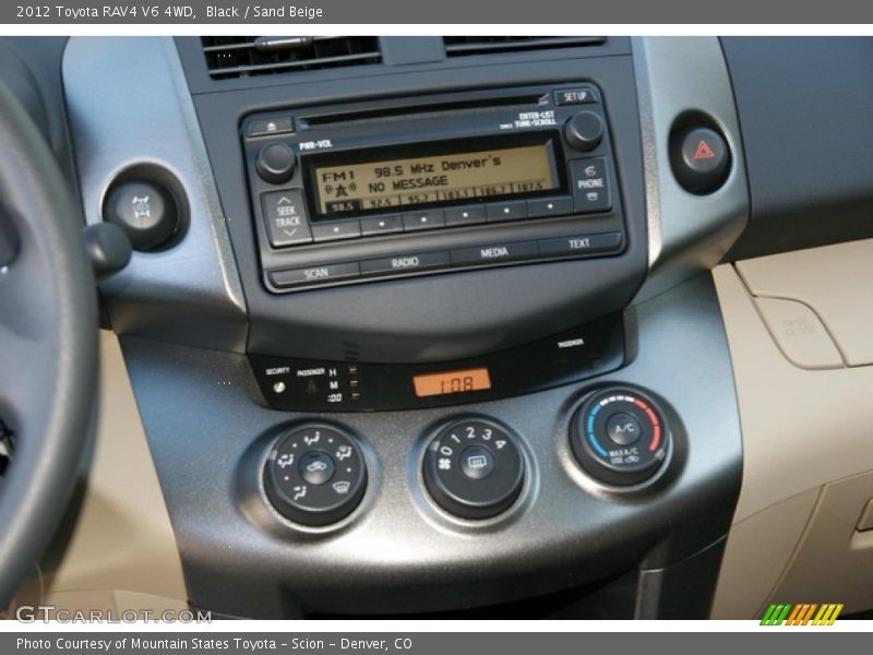 Black / Sand Beige 2012 Toyota RAV4 V6 4WD