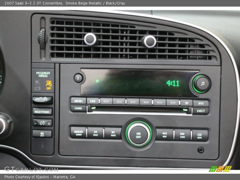 Controls of 2007 9-3 2.0T Convertible