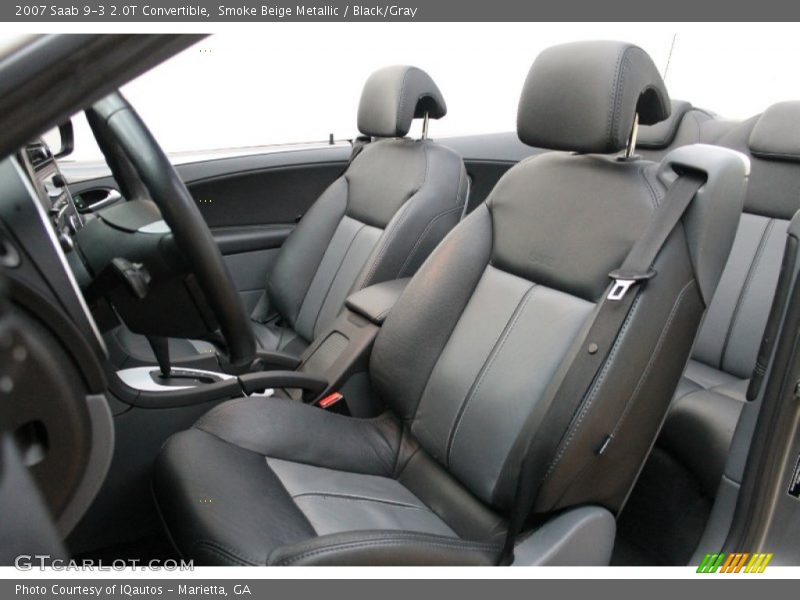 Front Seat of 2007 9-3 2.0T Convertible