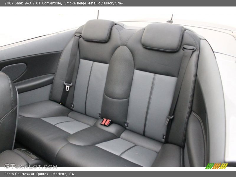 Rear Seat of 2007 9-3 2.0T Convertible