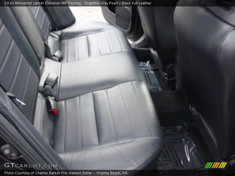Rear Seat of 2010 Lancer Evolution MR Touring