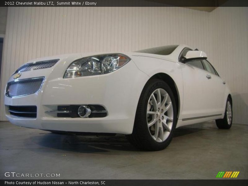 Summit White / Ebony 2012 Chevrolet Malibu LTZ