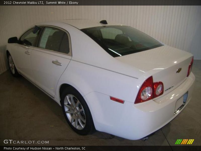 Summit White / Ebony 2012 Chevrolet Malibu LTZ