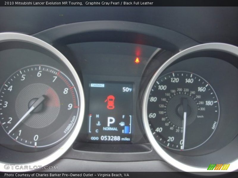  2010 Lancer Evolution MR Touring MR Touring Gauges