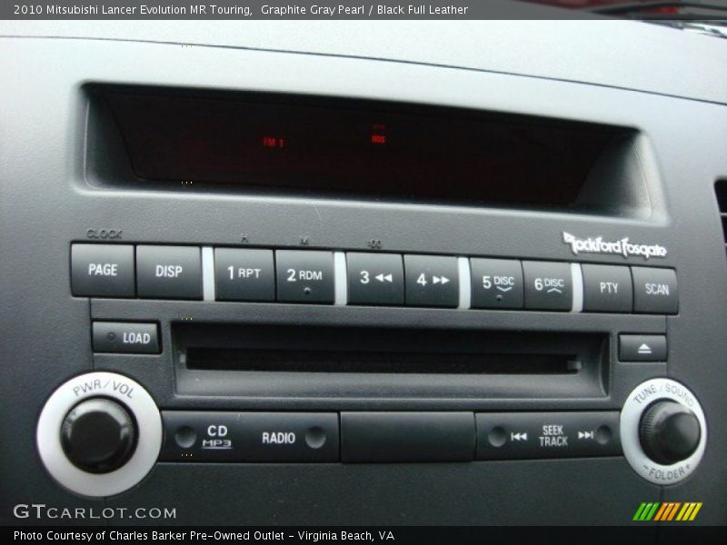 Audio System of 2010 Lancer Evolution MR Touring