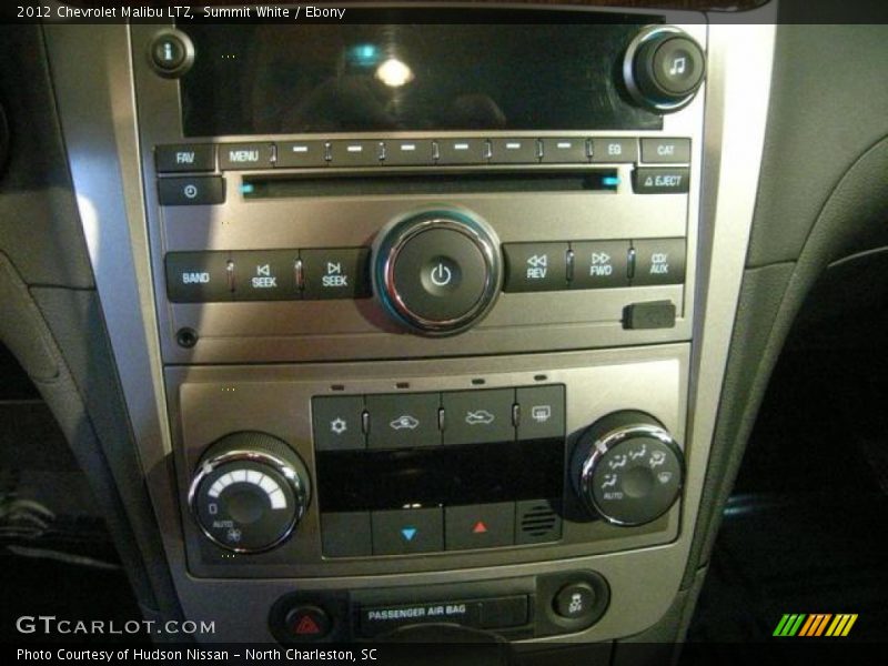 Summit White / Ebony 2012 Chevrolet Malibu LTZ