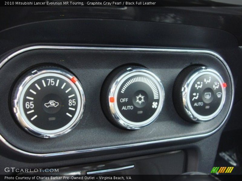 Controls of 2010 Lancer Evolution MR Touring