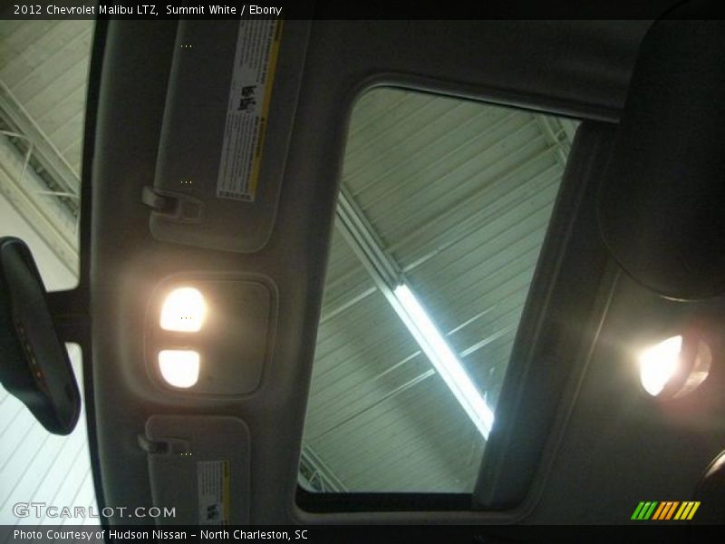 Summit White / Ebony 2012 Chevrolet Malibu LTZ