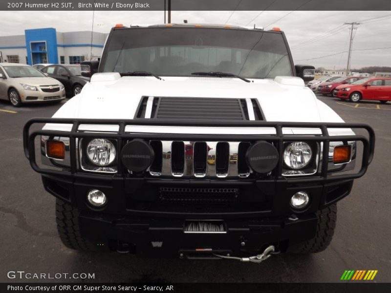 Birch White / Ebony Black 2007 Hummer H2 SUT