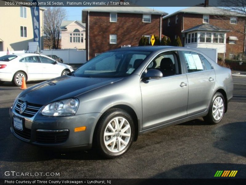 Platinum Grey Metallic / Titan Black 2010 Volkswagen Jetta SE Sedan