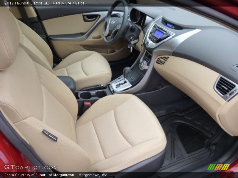 Red Allure / Beige 2012 Hyundai Elantra GLS