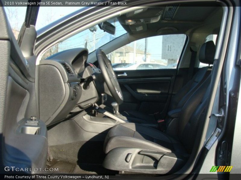 Platinum Grey Metallic / Titan Black 2010 Volkswagen Jetta SE Sedan