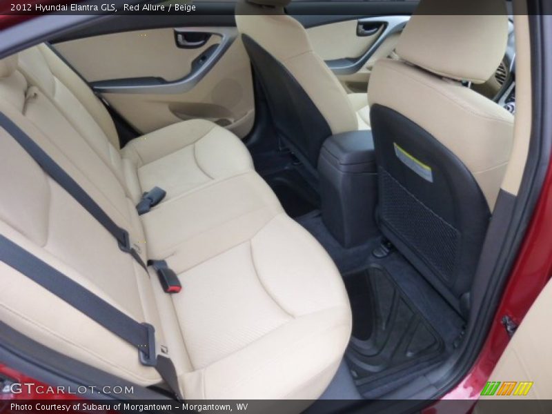 Red Allure / Beige 2012 Hyundai Elantra GLS