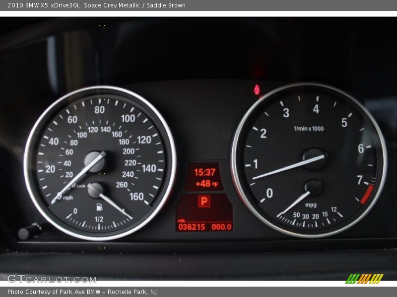 Space Grey Metallic / Saddle Brown 2010 BMW X5 xDrive30i