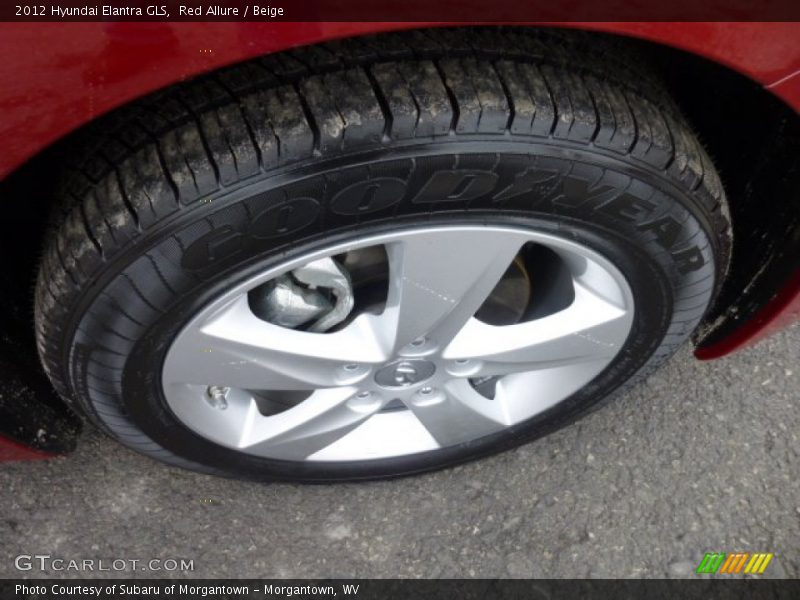 Red Allure / Beige 2012 Hyundai Elantra GLS