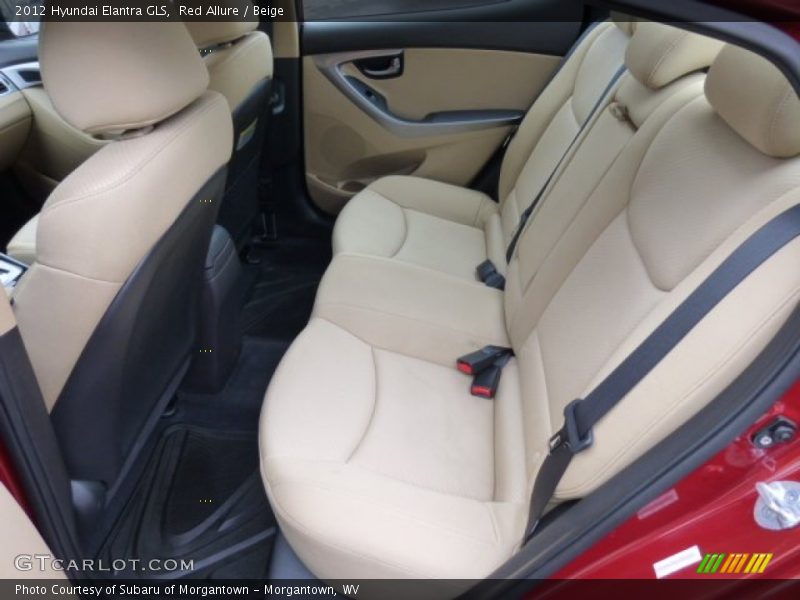 Red Allure / Beige 2012 Hyundai Elantra GLS