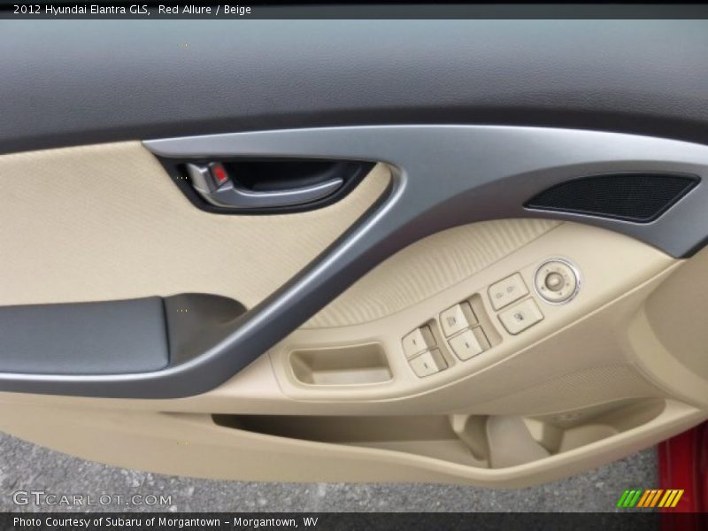 Red Allure / Beige 2012 Hyundai Elantra GLS