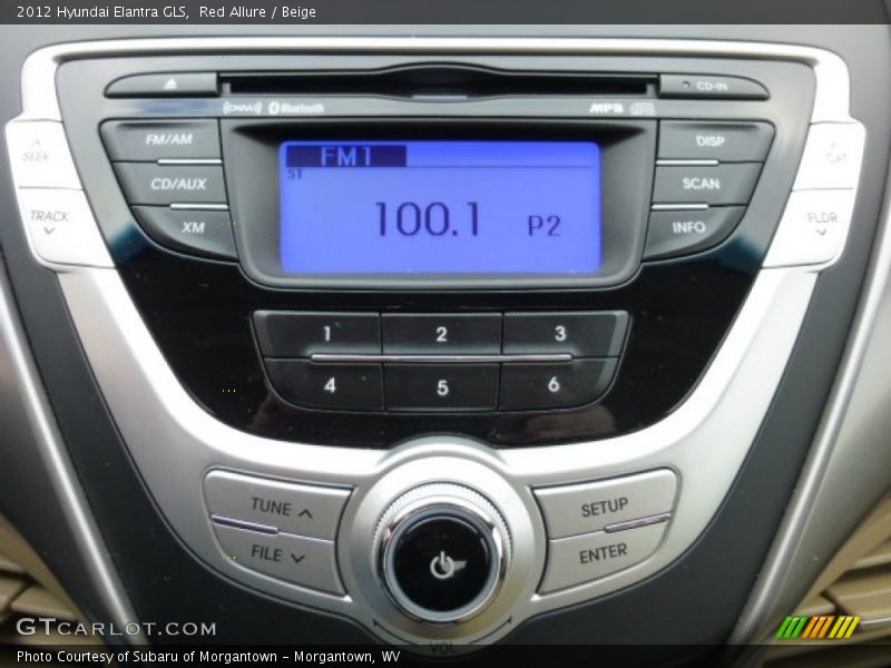 Red Allure / Beige 2012 Hyundai Elantra GLS