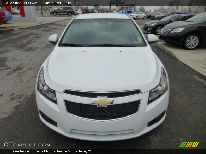 Summit White / Jet Black 2012 Chevrolet Cruze LT