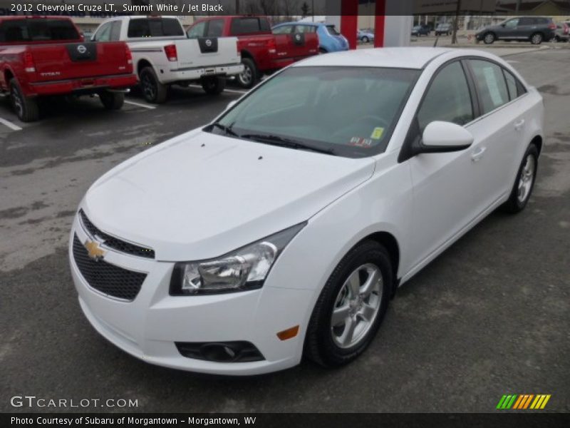 Summit White / Jet Black 2012 Chevrolet Cruze LT