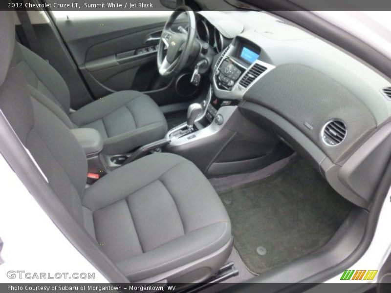 Summit White / Jet Black 2012 Chevrolet Cruze LT