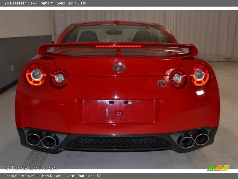 Solid Red / Black 2010 Nissan GT-R Premium