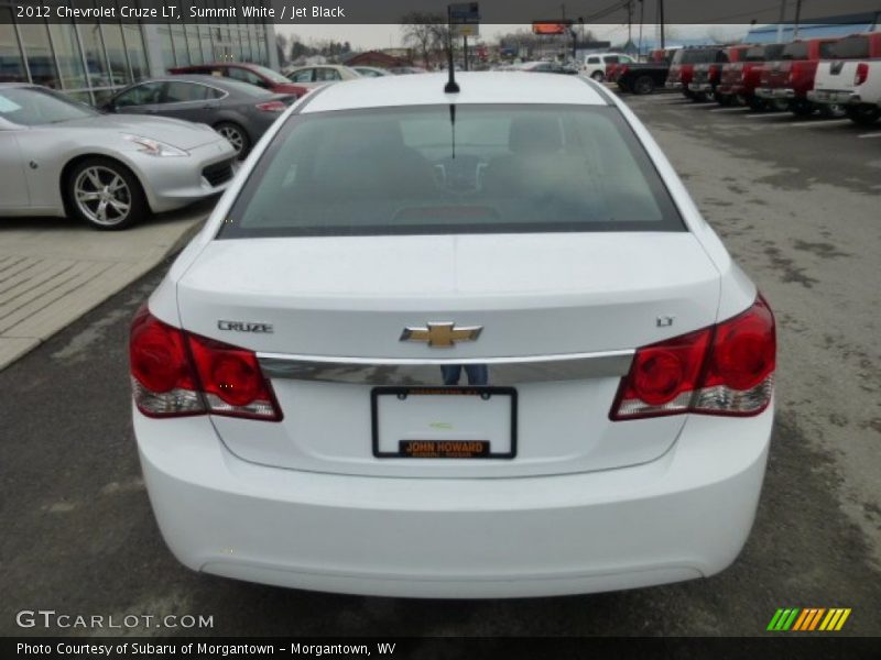 Summit White / Jet Black 2012 Chevrolet Cruze LT