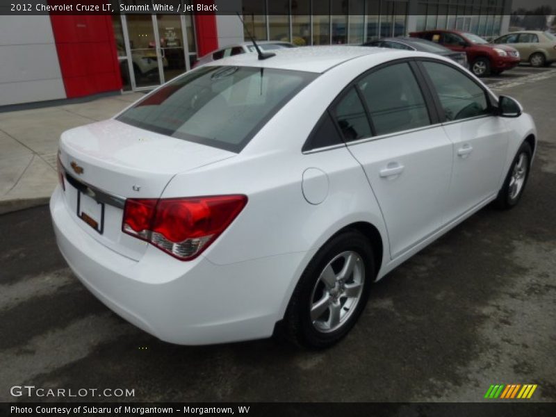 Summit White / Jet Black 2012 Chevrolet Cruze LT