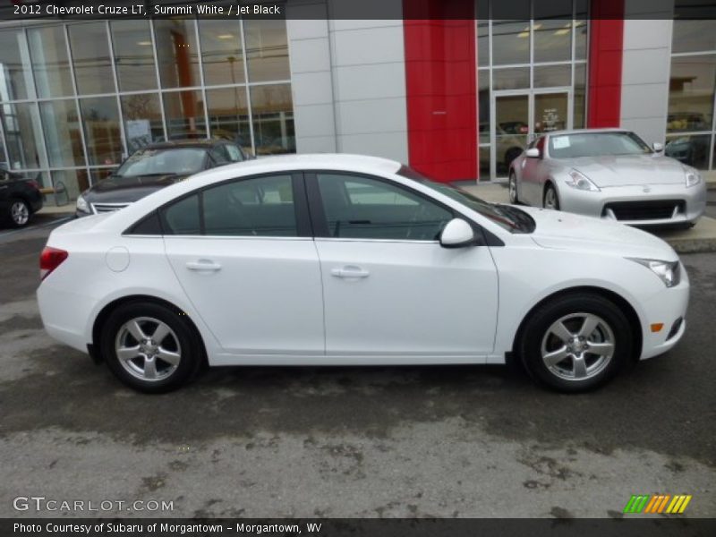 Summit White / Jet Black 2012 Chevrolet Cruze LT
