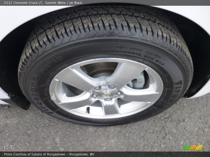 Summit White / Jet Black 2012 Chevrolet Cruze LT