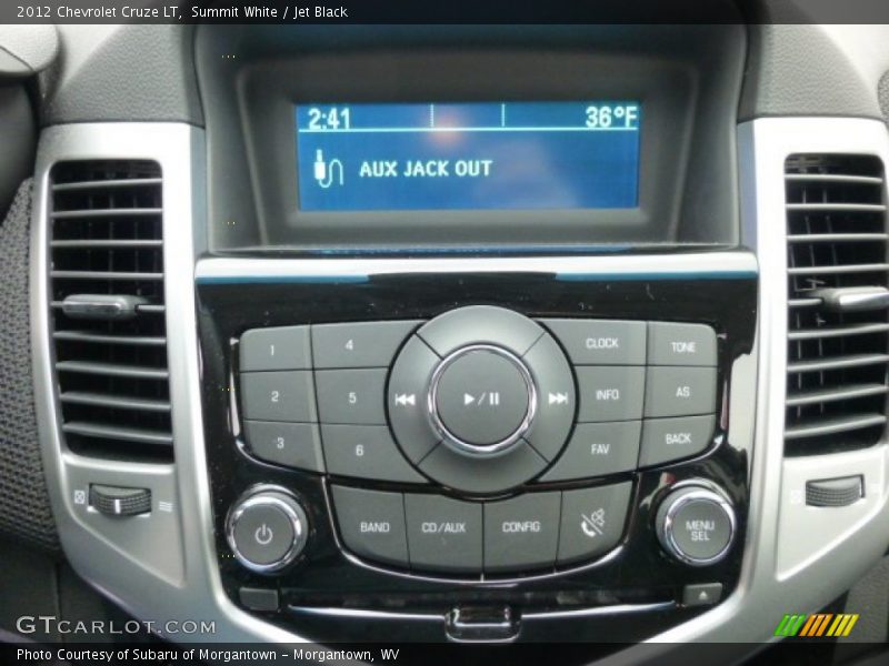 Summit White / Jet Black 2012 Chevrolet Cruze LT